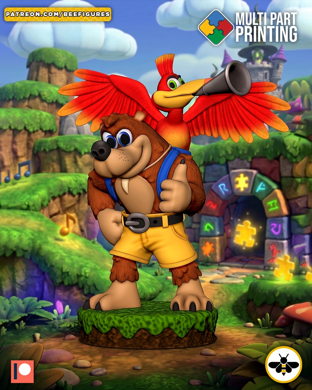 Banjo-Kazooie — Banjo-Kazooie 3D printable STL model