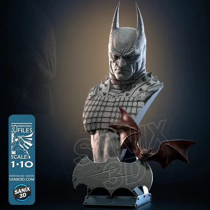Batman Bust — DC Comics 3D printable STL model