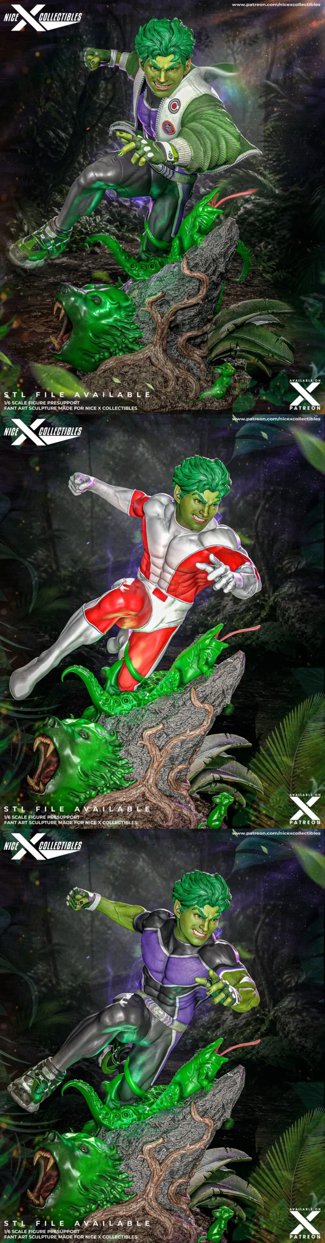 Beast Boy — DC Comics 3D printable STL model