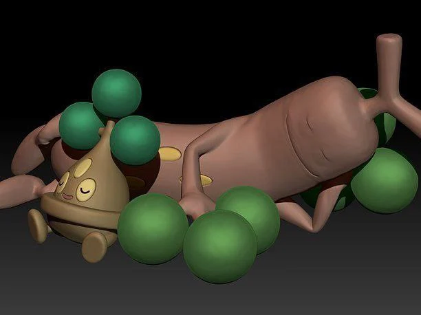 Bonsly — Pokémon 3D printable STL model