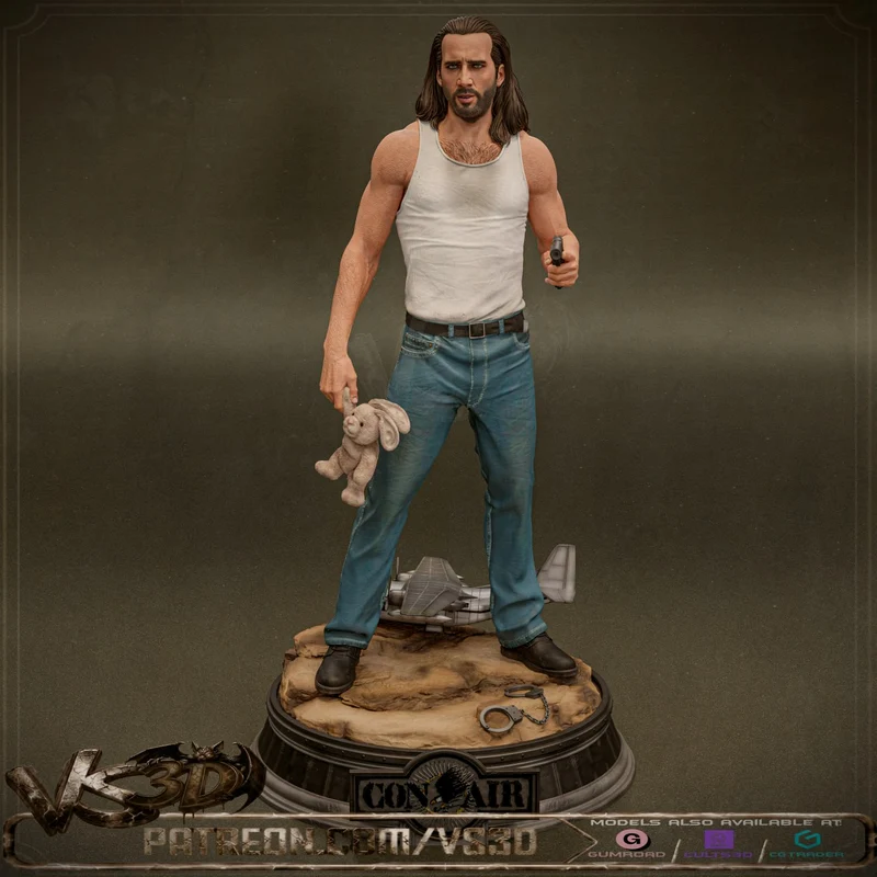 Cameron Poe — Con Air 3D printable STL model
