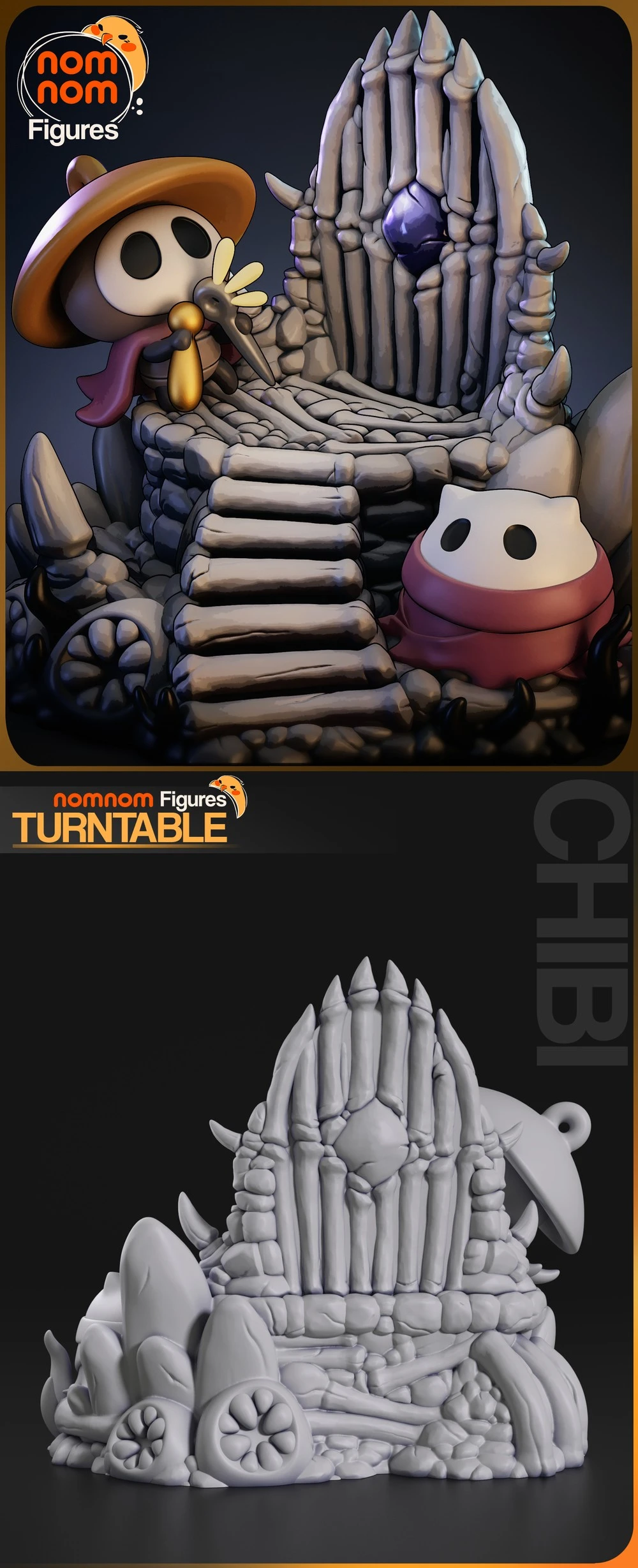 Sherma Chibi — Hollow Knight: Silksong 3D printable STL model