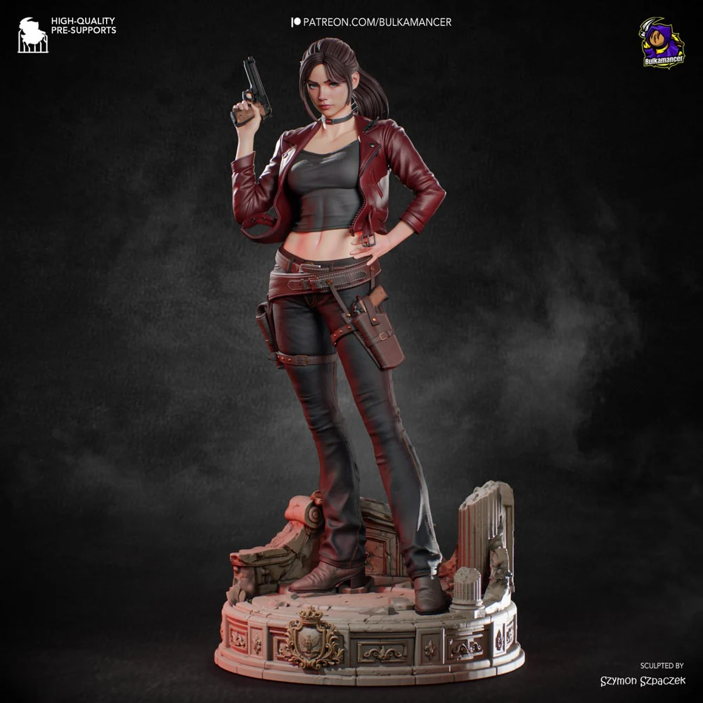 Claire STL render Claire 3D printable STL model