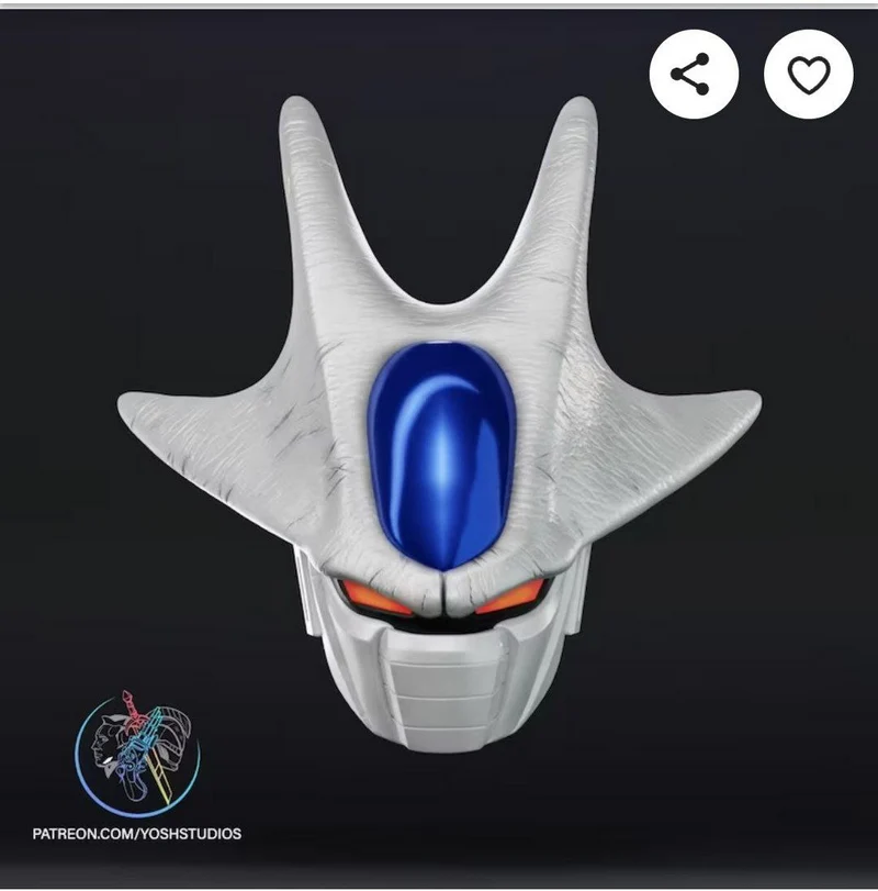 Cooler Mask — Dragon Ball 3D printable STL model