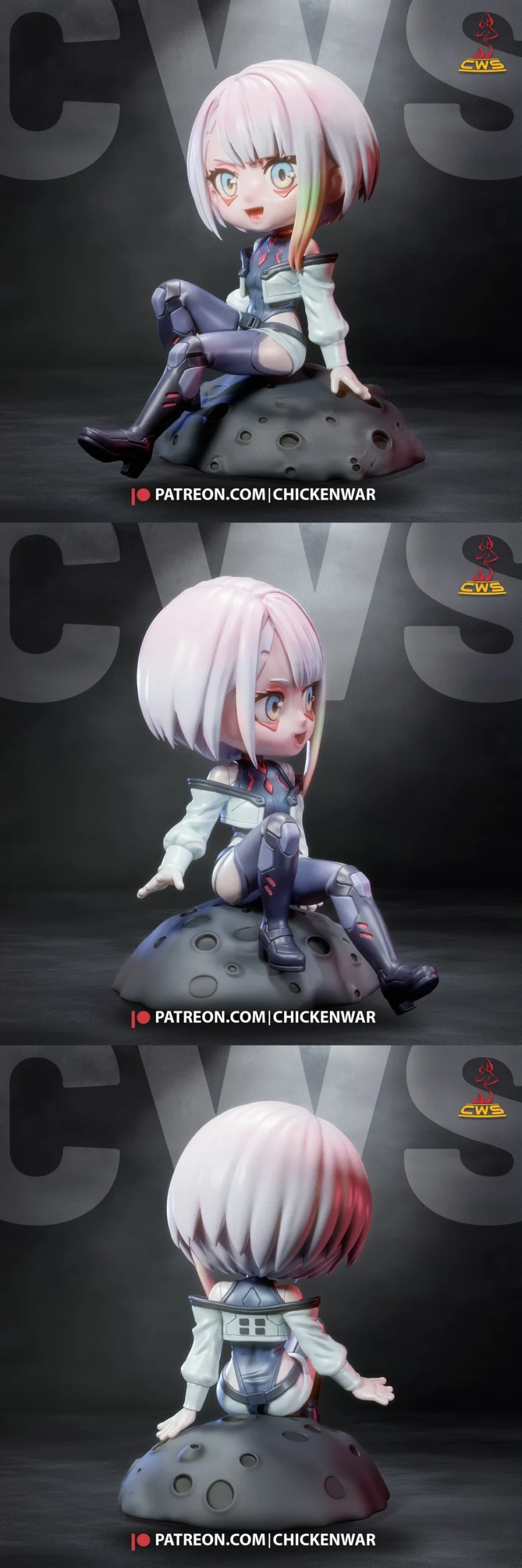 Lucy — Cyberpunk: Edgerunners 3D printable STL model