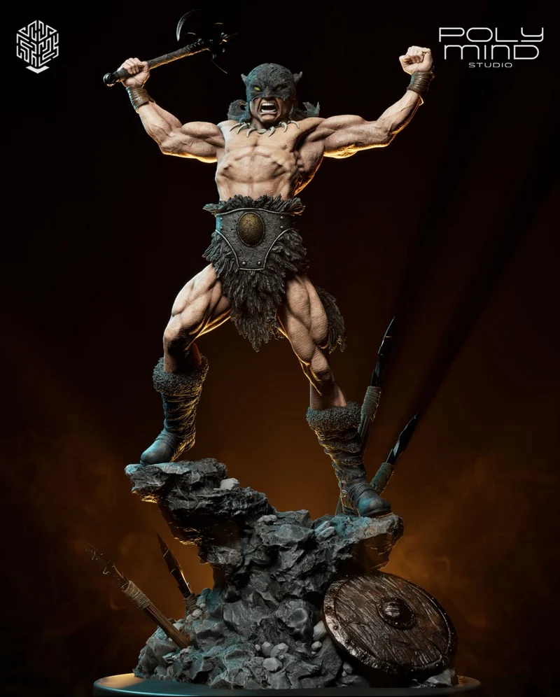 Dark Wolf 3D printable STL model