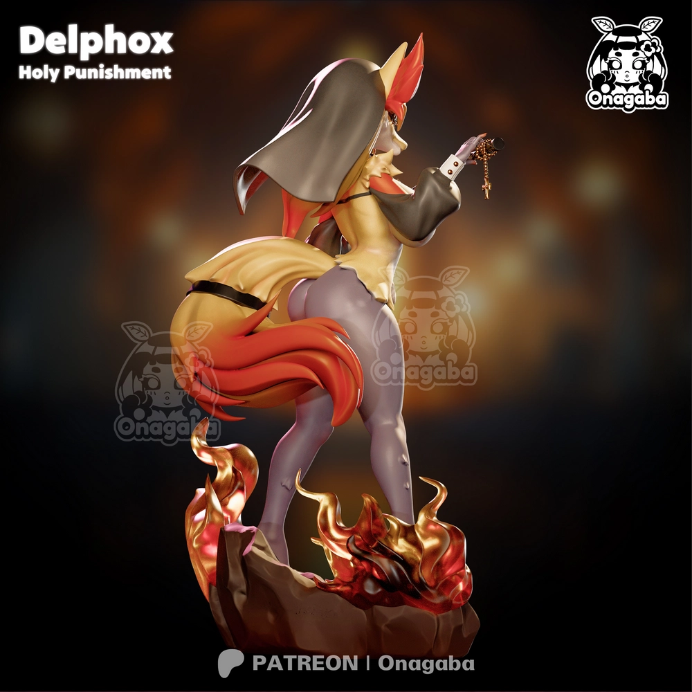 Delphox β PokΓ©mon STL render Delphox β PokΓ©mon 3D printable STL model