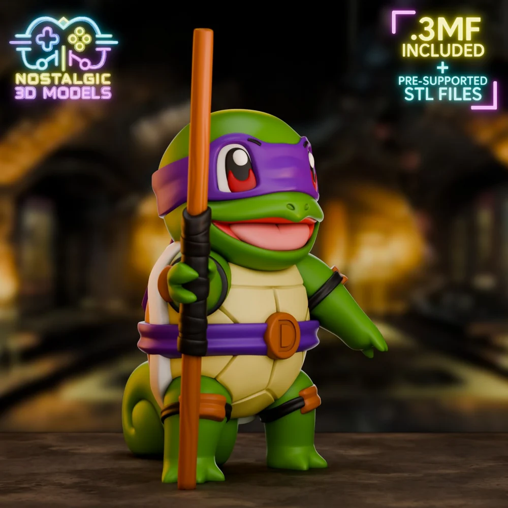 Donatello — Teenage Mutant Ninja Turtles 3D printable STL model