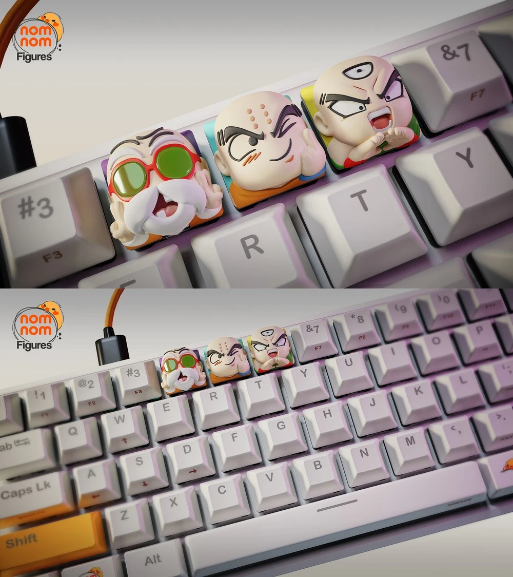 Dragon Ball Z Keycaps β Dragon Ball STL render Dragon Ball Z Keycaps β Dragon Ball 3D printable STL model