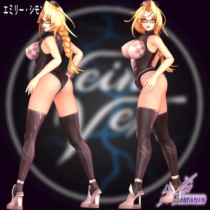 Emily Suit — Action Taimanin STL render Emily Suit — Action Taimanin 3D printable STL model