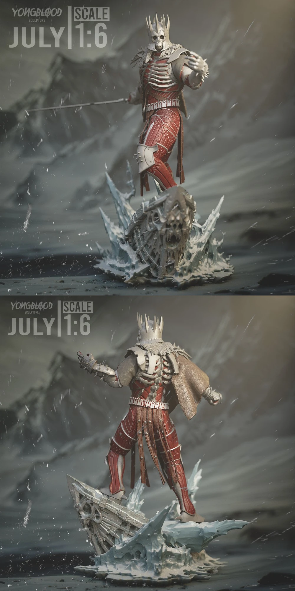 Eredin King of the Wild Hunt β The Witcher STL render Eredin King of the Wild Hunt β The Witcher 3D printable STL model