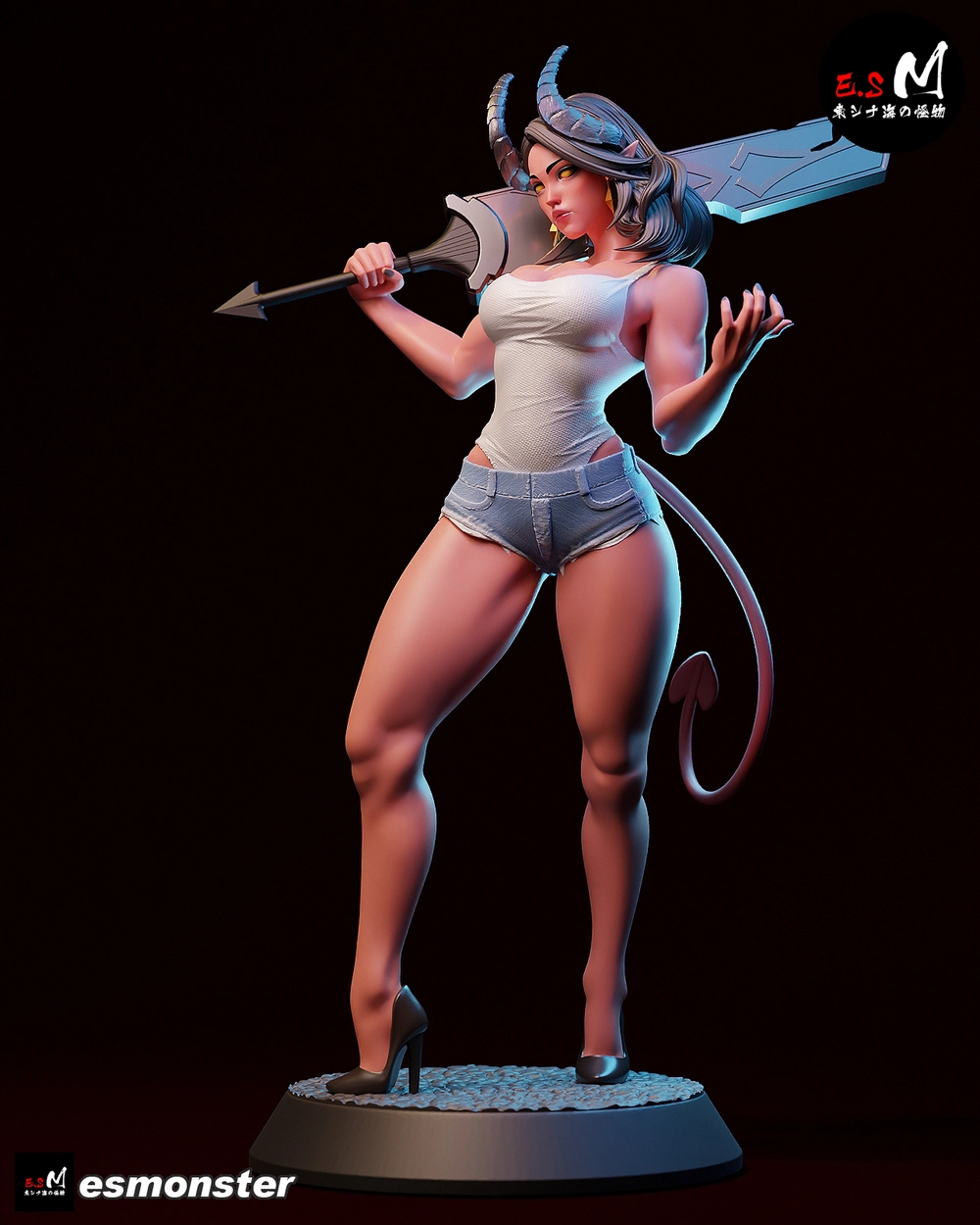 Malevola STL render Malevola 3D printable STL model