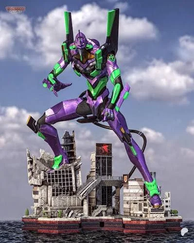 EVA-01 β Evangelion STL render EVA-01 β Evangelion 3D printable STL model