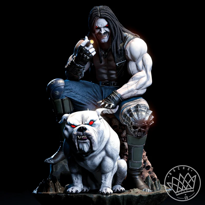 Lobo & Dawg — DC Comics 3D printable STL model