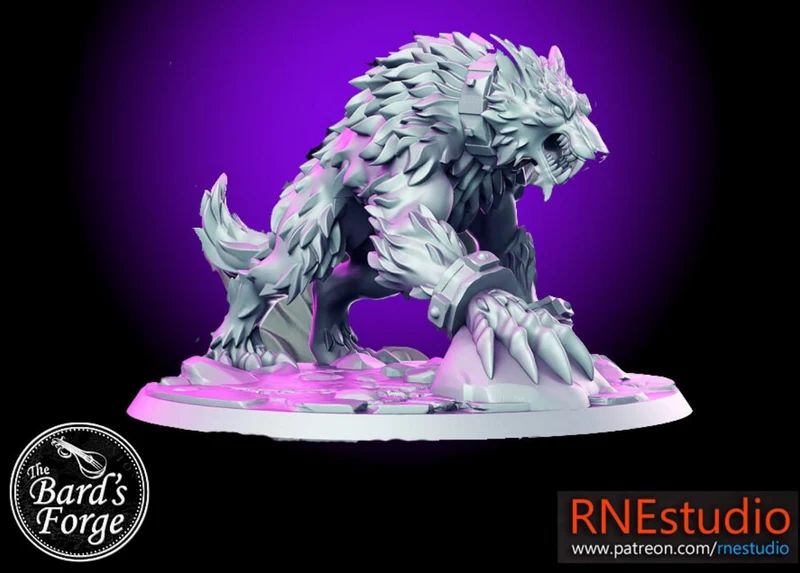 Fangrir Werewolf Transformed STL render Fangrir Werewolf Transformed 3D printable STL model