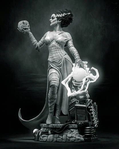 Frankenstein Bride 3D printable STL model