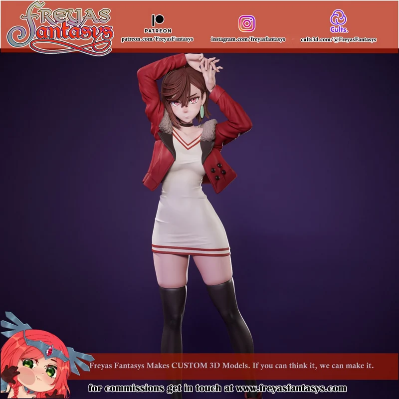 Momo Ayase — Dandadan 3D printable STL model