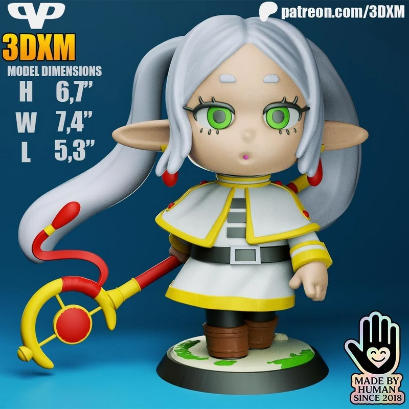 Frieren Chibi — Frieren: Beyond Journey's End 3D printable STL model