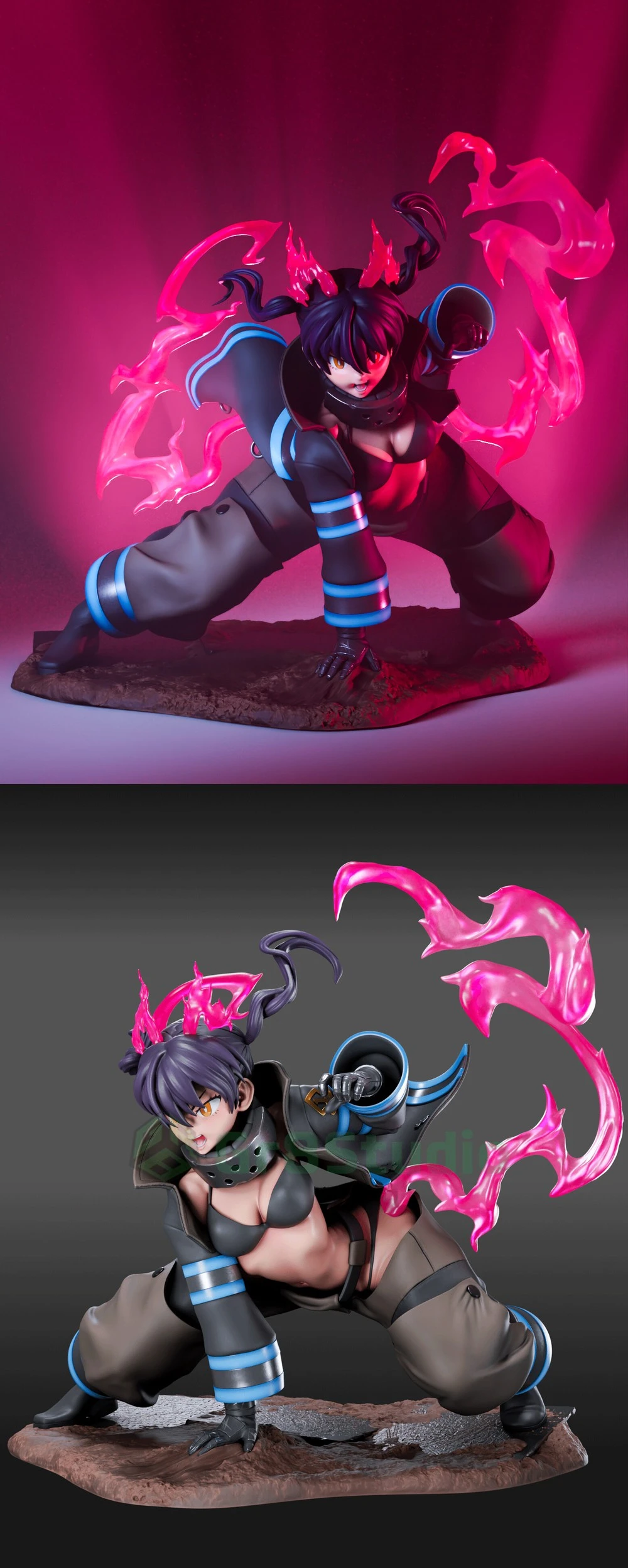 Tamaki Kotatsu — Fire Force 3D printable STL model