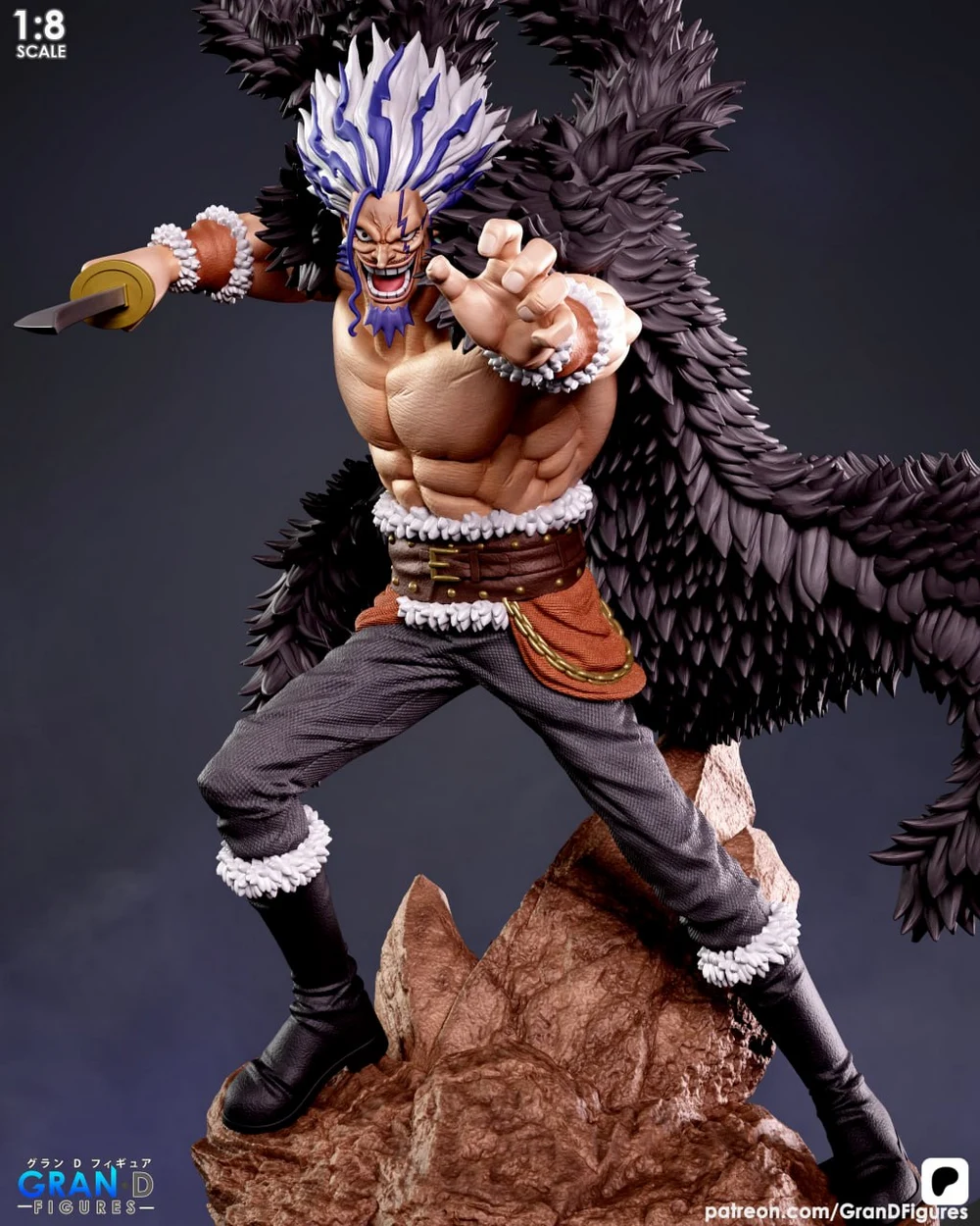 Rocks D. Xebec — One Piece 3D printable STL model