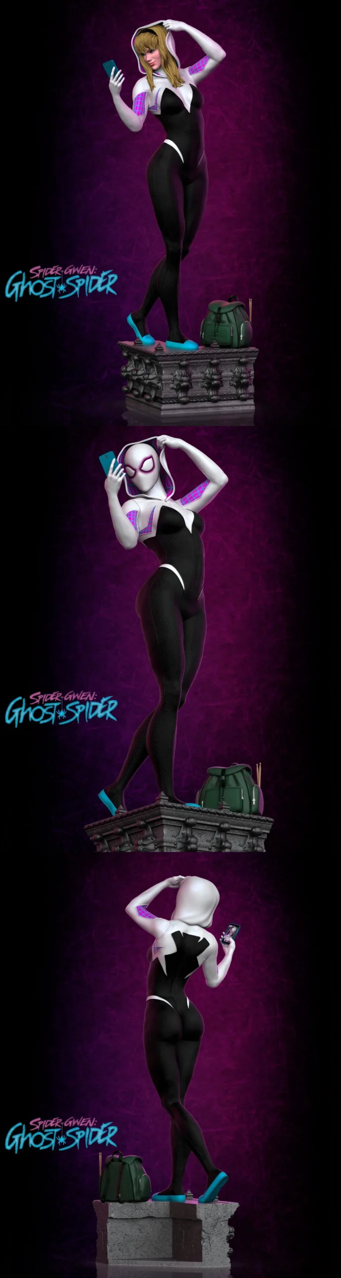Gwen 3D printable STL model