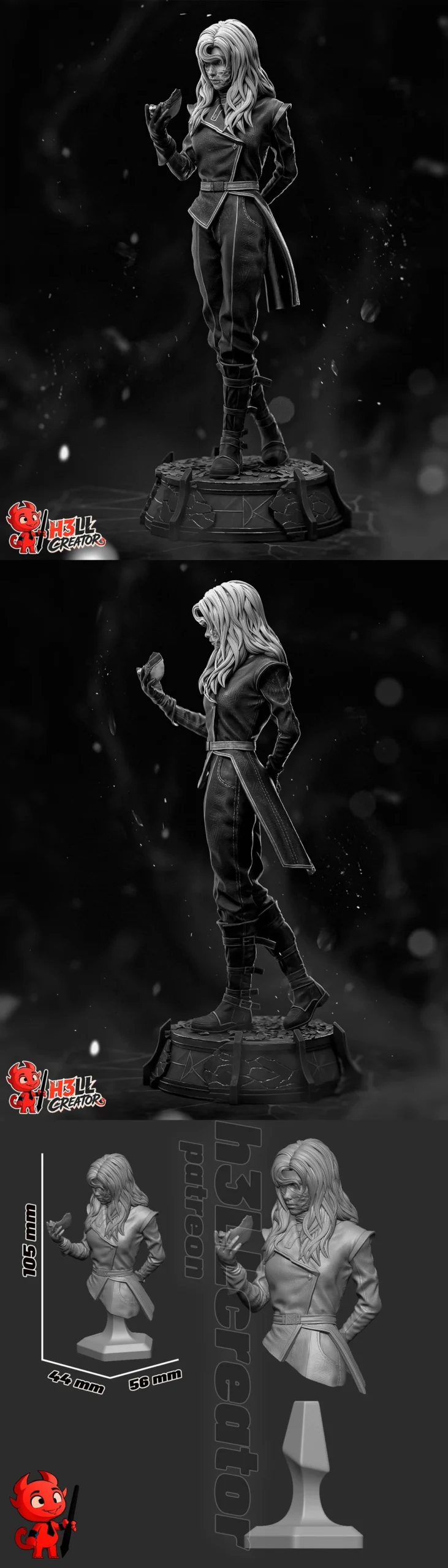 Alicia 3D printable STL model