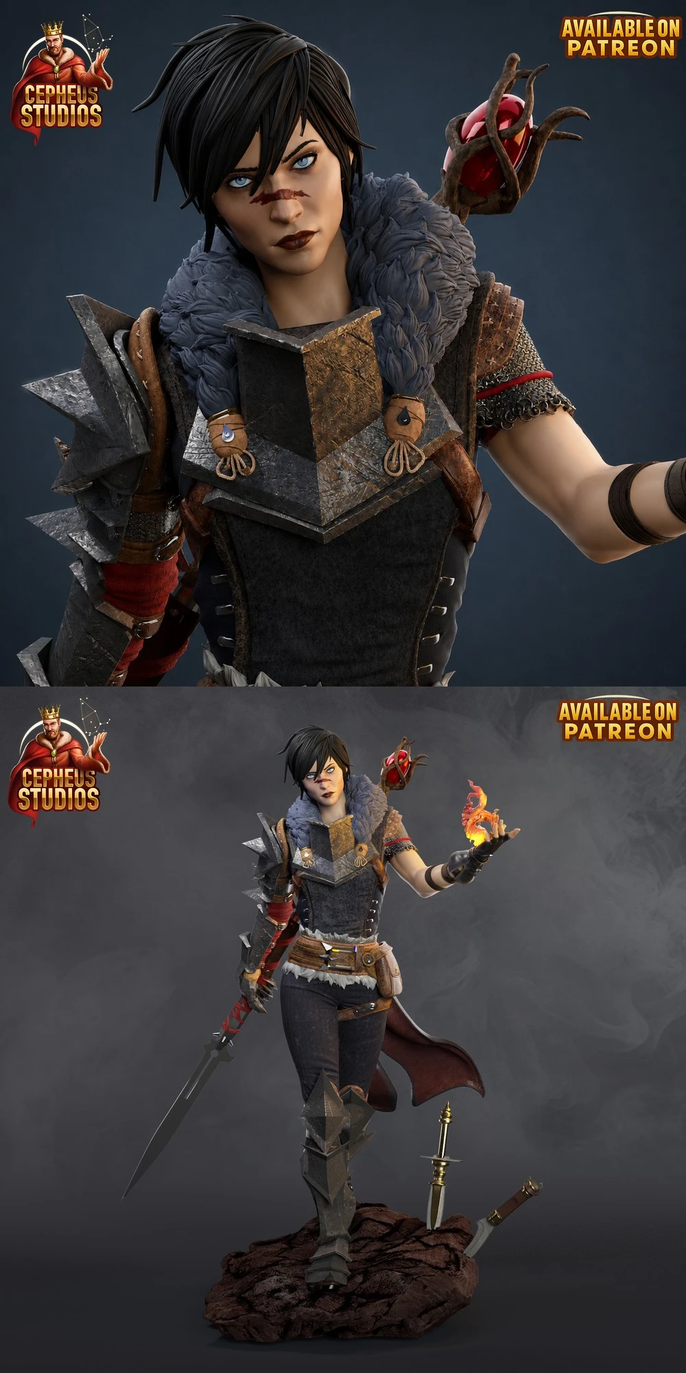 Hawke — Dragon Age 3D printable STL model