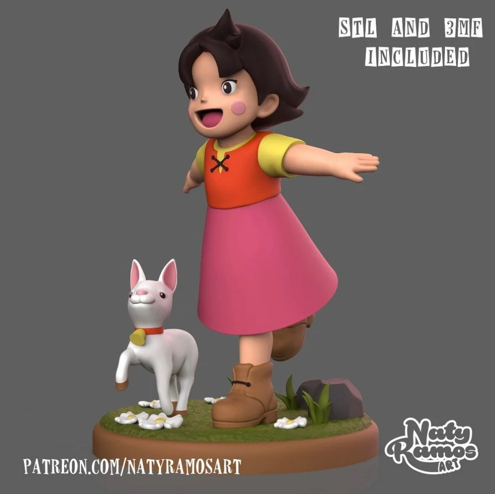 Heidi 3D printable STL model