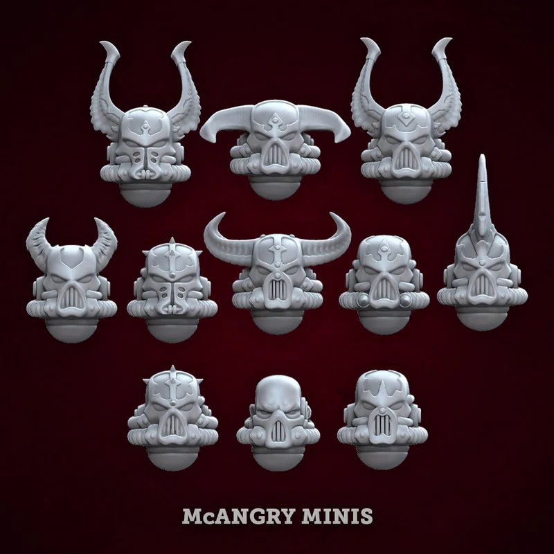 Heretical Helmets 3D printable STL model