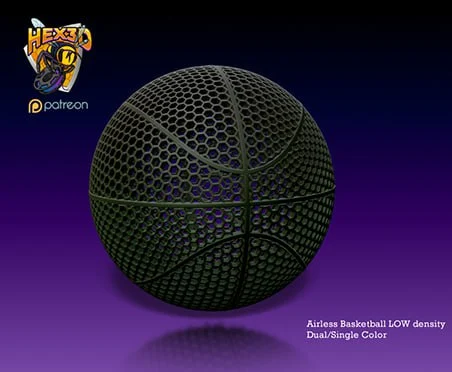 Airless Basketball 3D printable STL model