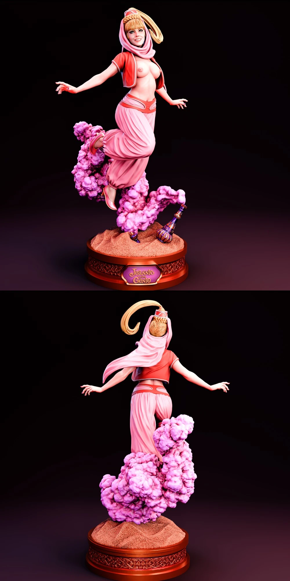 Jeannie 3D printable STL model