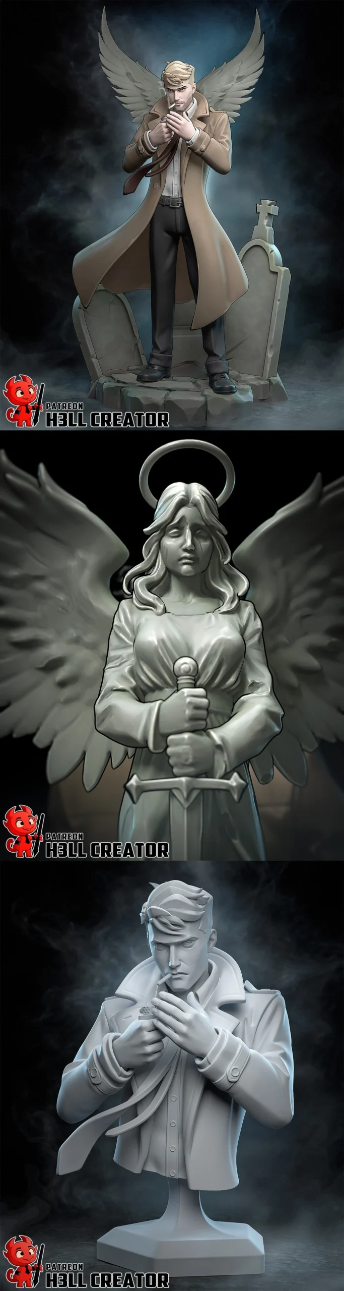 John Constantine — DC Comics 3D printable STL model