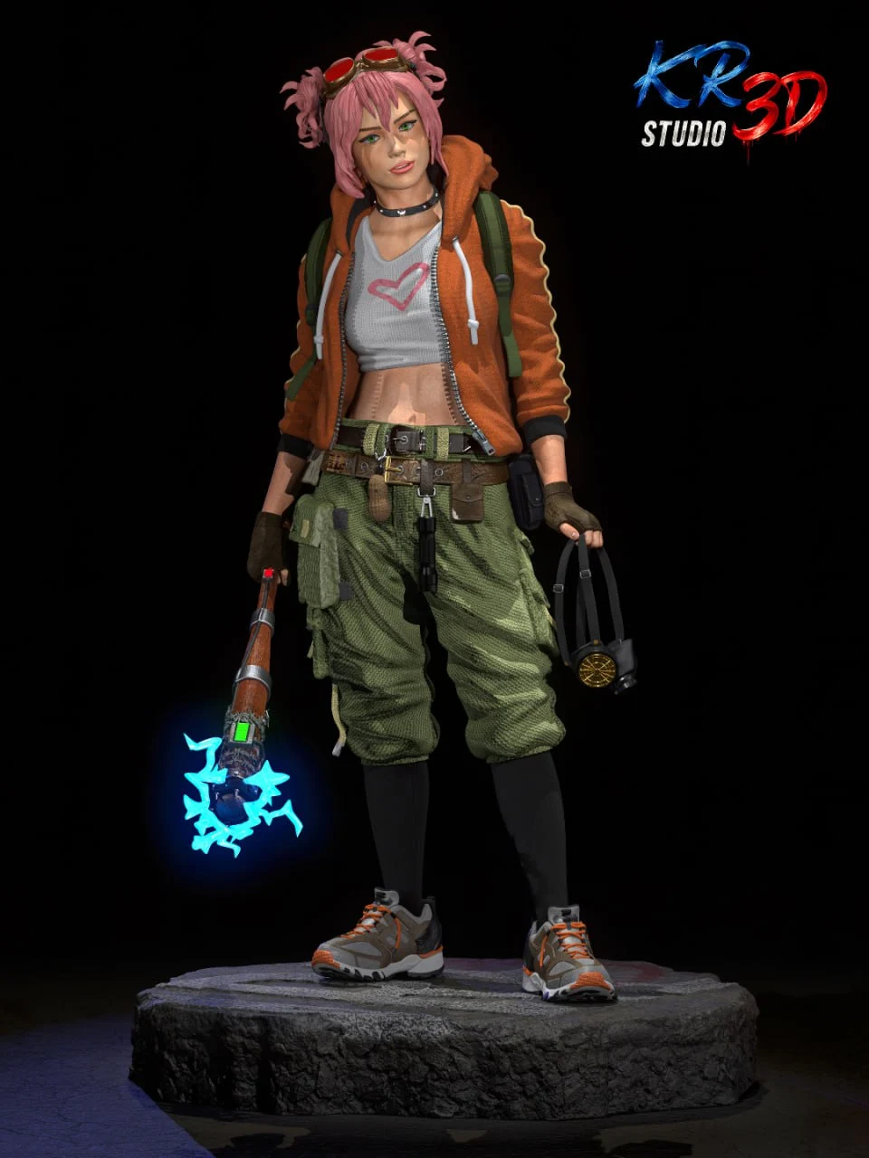 Roxie Keller — Ashes of the Capital STL render Roxie Keller — Ashes of the Capital 3D printable STL model