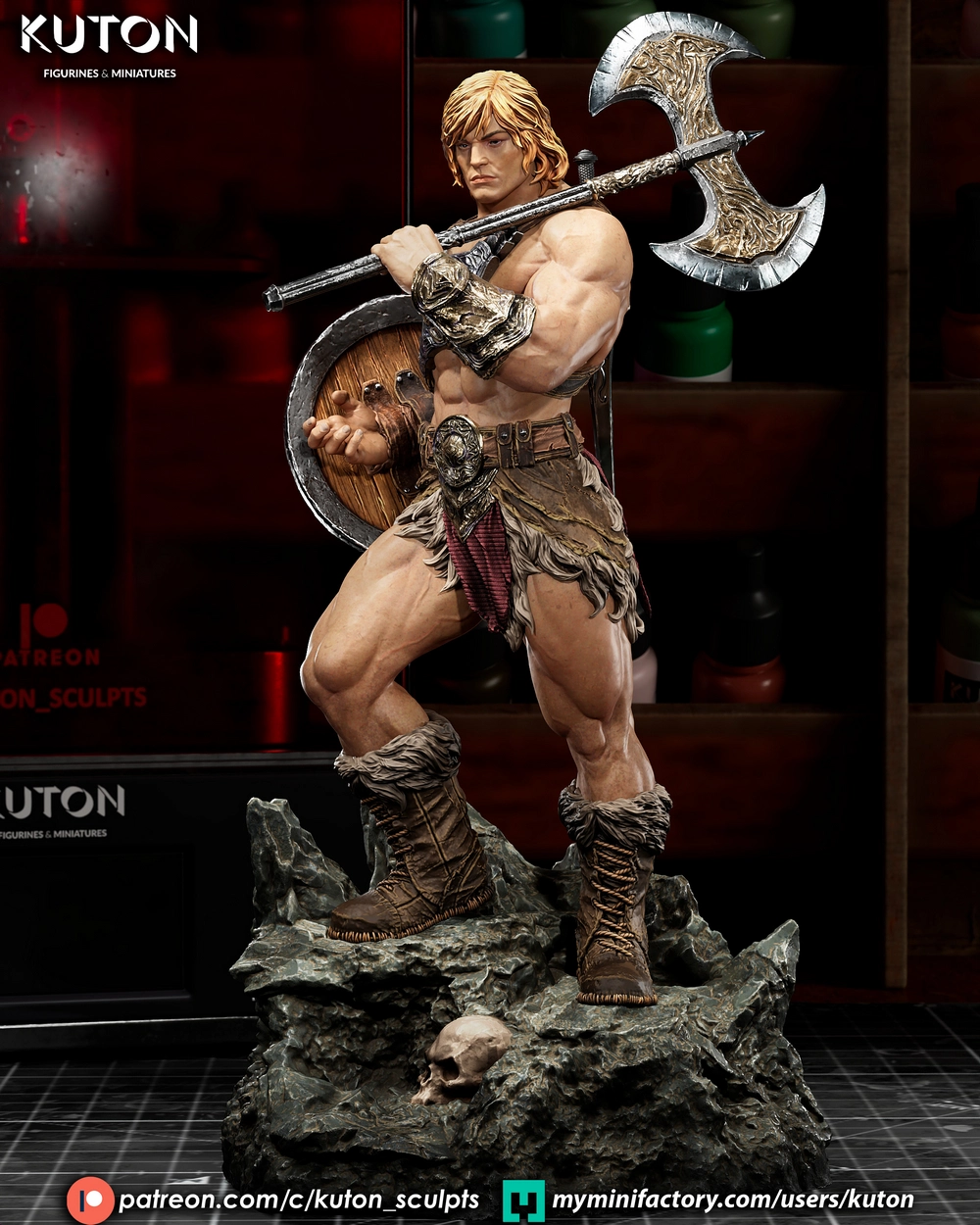 He-Man — Masters of the Universe 3D printable STL model
