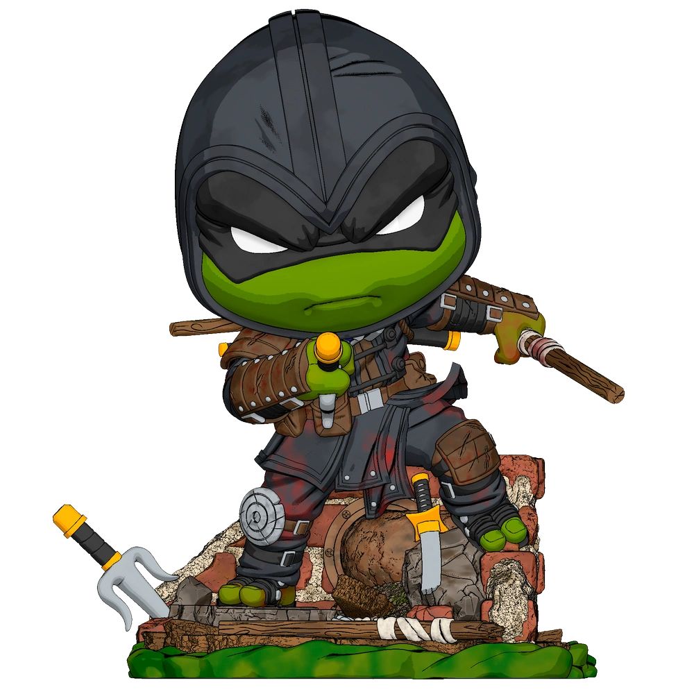 Last Ronin Chibi — Teenage Mutant Ninja Turtles 3D printable STL model