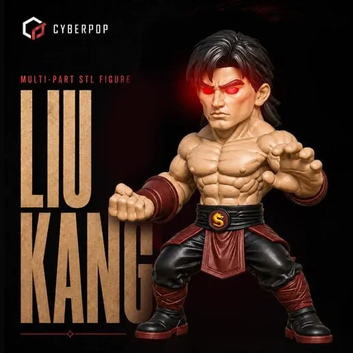 Liu Kang — Mortal Kombat 3D printable STL model