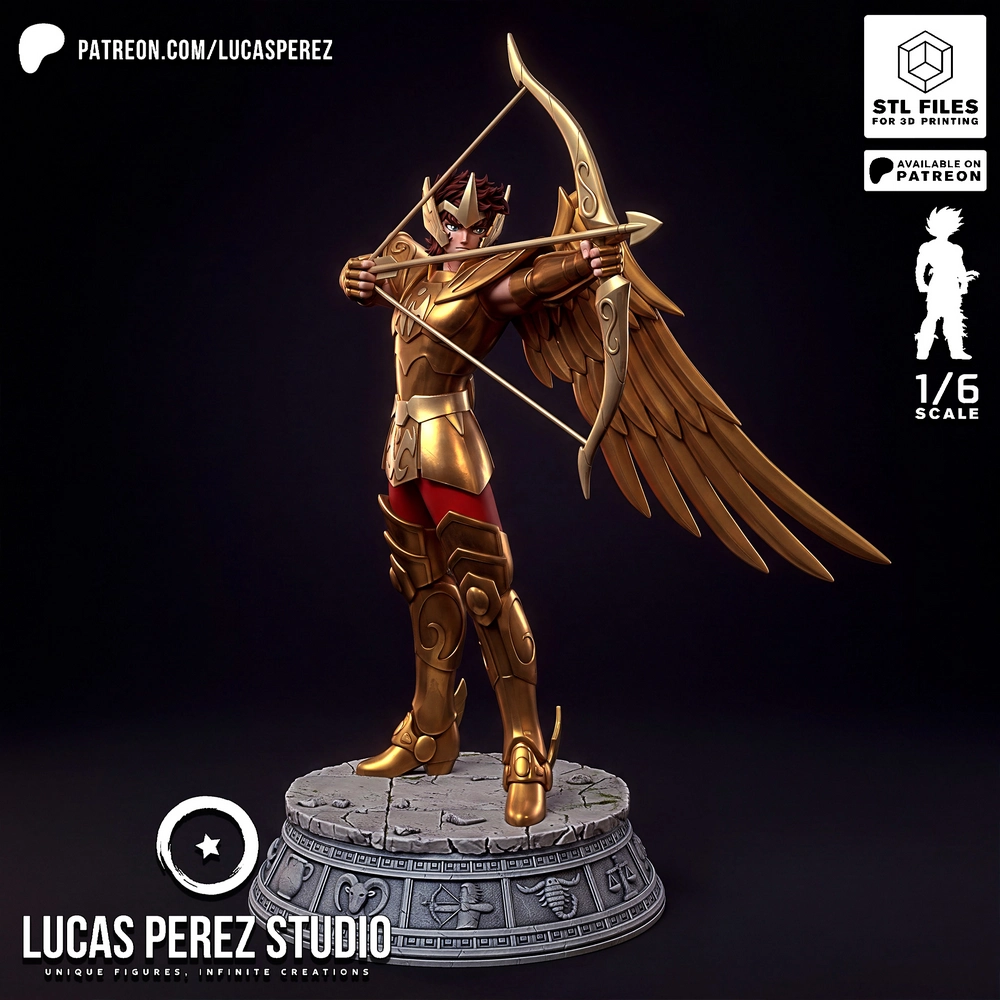 Aiolos — Saint Seiya 3D printable STL model