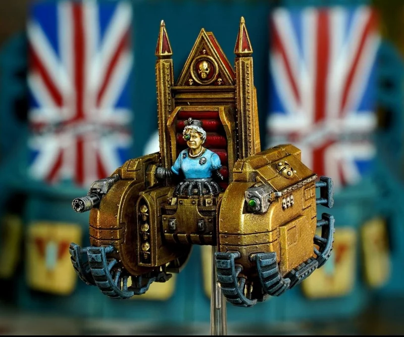 Lilibet Potentate of Holy Terra STL render Lilibet Potentate of Holy Terra 3D printable STL model