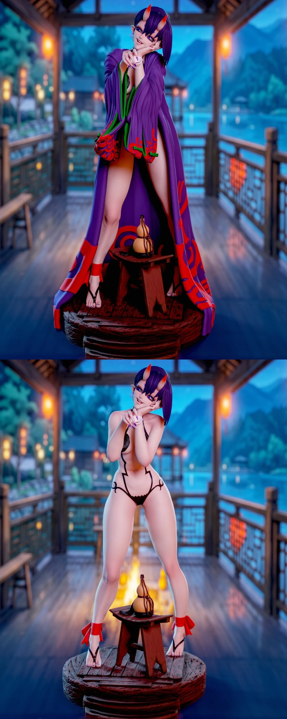 Shuten-Douji — Fate/Grand Order STL render Shuten-Douji — Fate/Grand Order 3D printable STL model