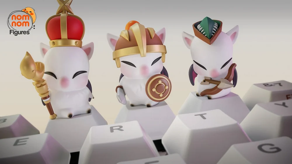 Moogles — Final Fantasy STL render Moogles — Final Fantasy 3D printable STL model