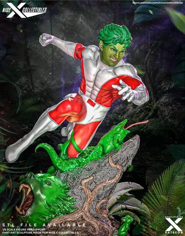 Beast Boy — DC Comics 3D printable STL model