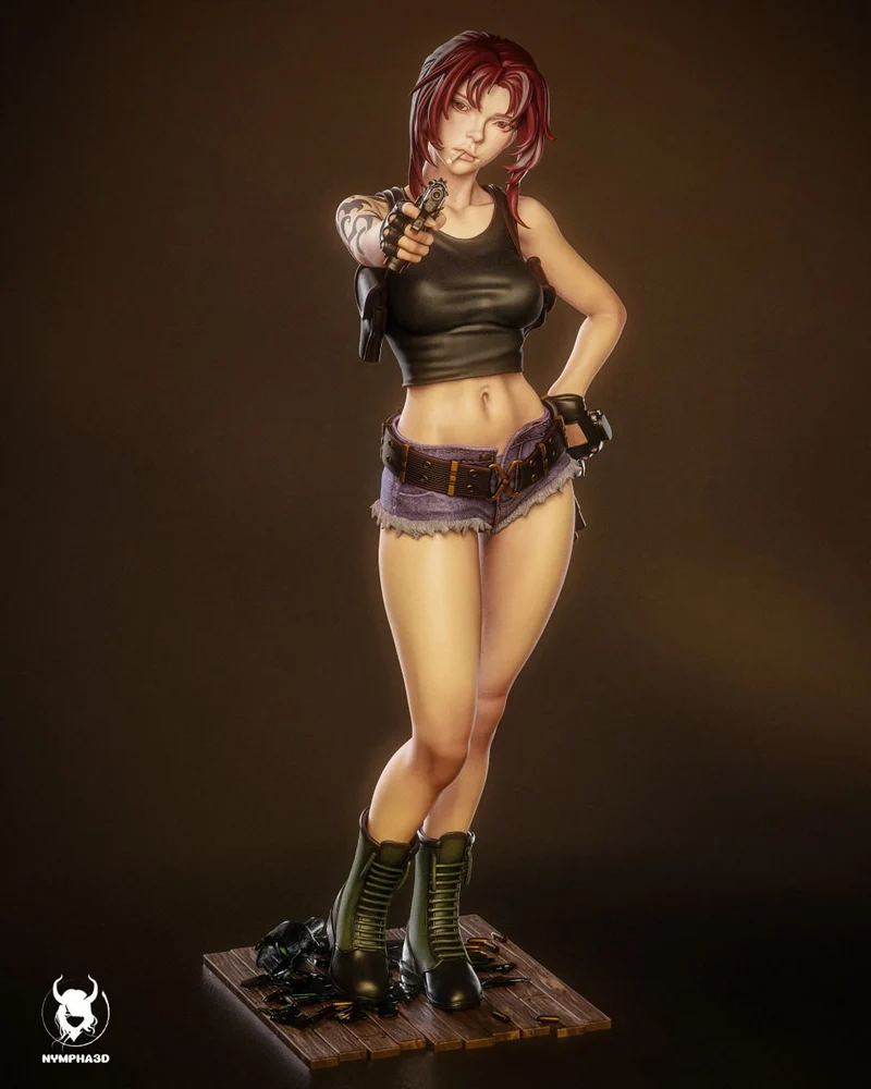 Revy — Black Lagoon 3D printable STL model