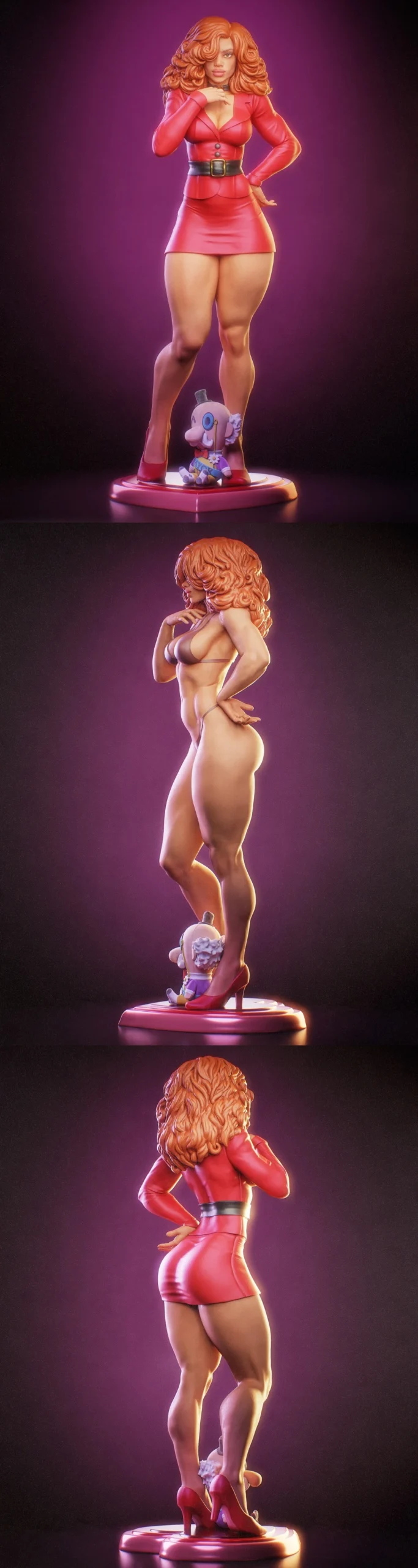 Ms. Bellum — The Powerpuff Girls 3D printable STL model