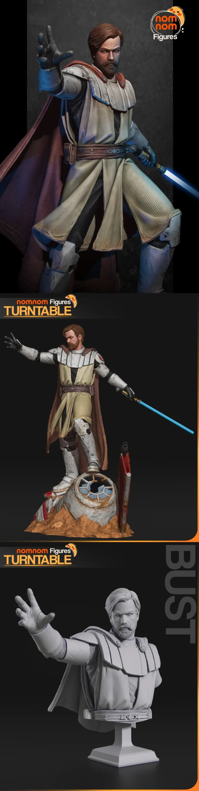 Obi-Wan Kenobi — Star Wars 3D printable STL model