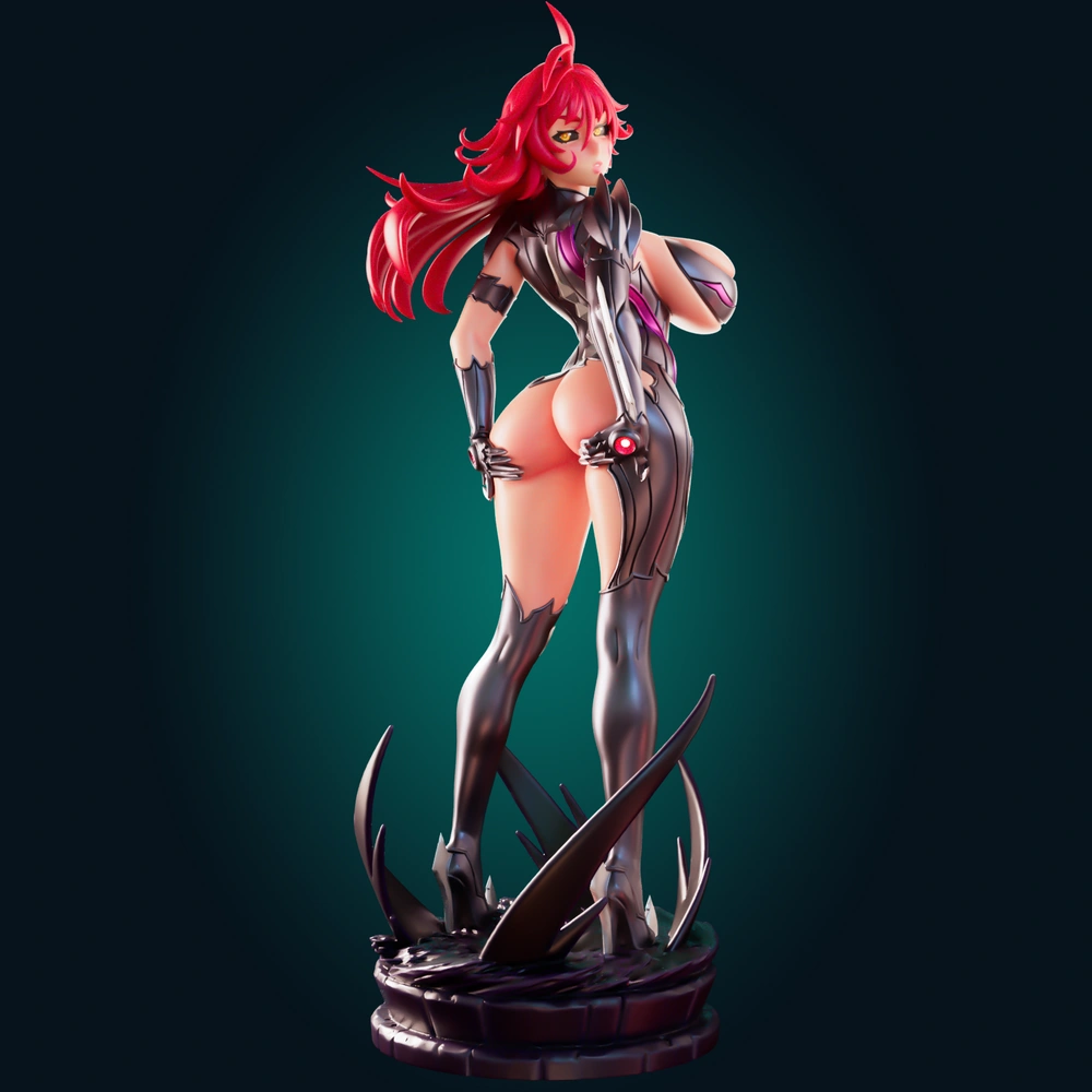 Masane Amaha — Witchblade STL render Masane Amaha — Witchblade 3D printable STL model