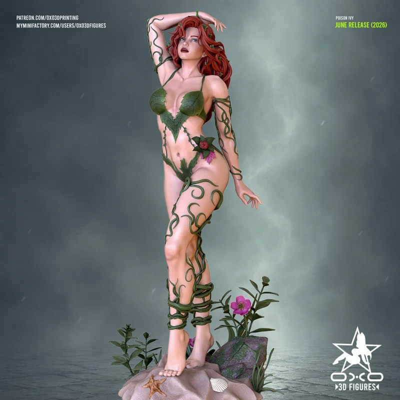 Poison Ivy — DC Comics 3D printable STL model