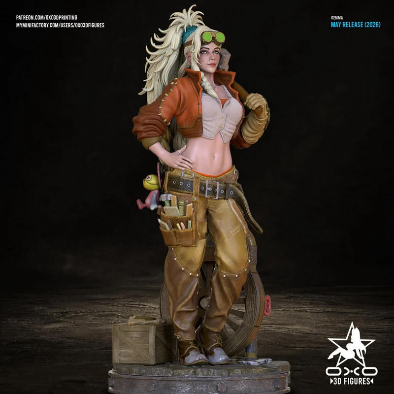 Gemma 3D printable STL model