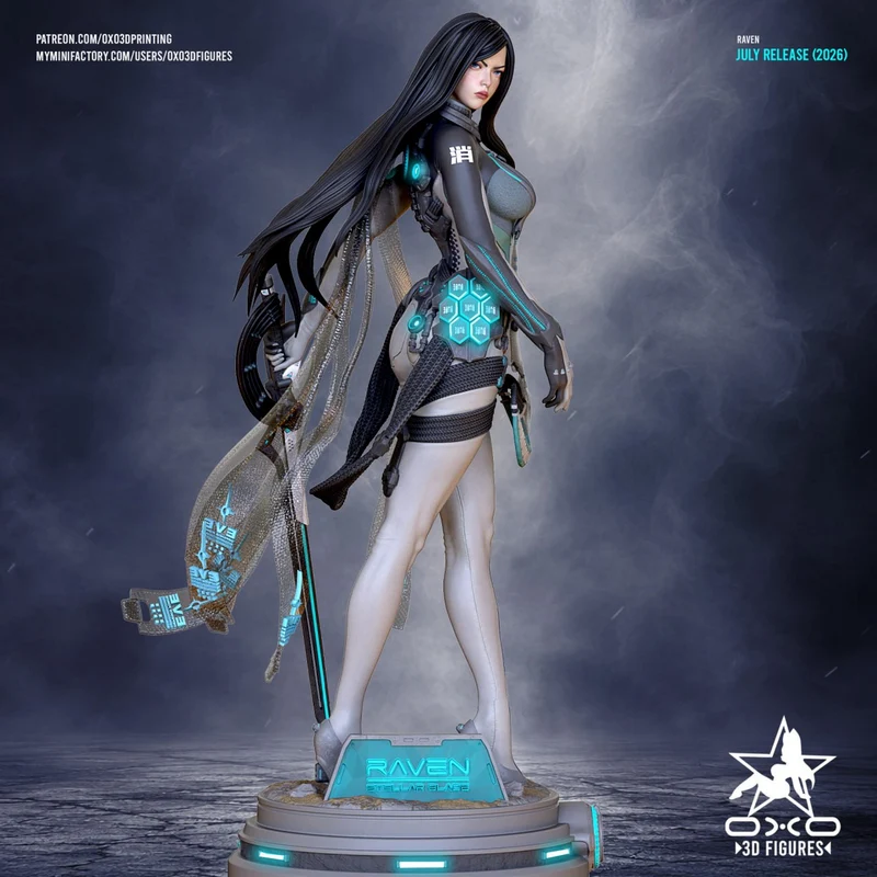 Raven — DC Comics 3D printable STL model