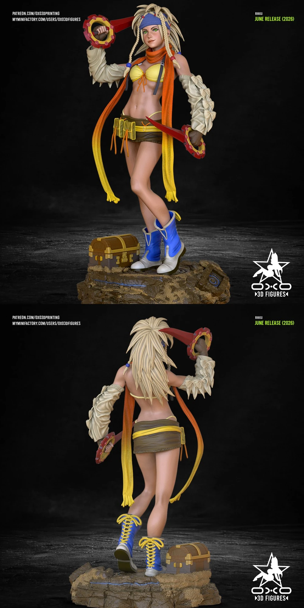 Rikku — Final Fantasy X 3D printable STL model