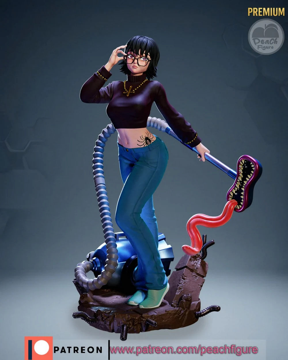 Shizuku STL render Shizuku 3D printable STL model
